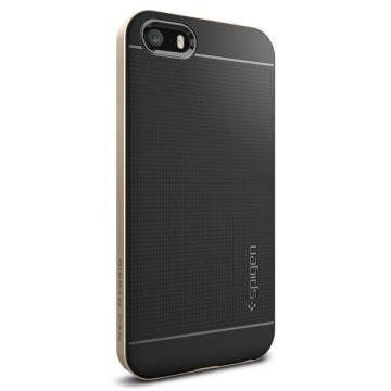 Spigen iPhone 5,5s,SE ile Uyumlu Kılıf Neo Hybrid Champagne Gold