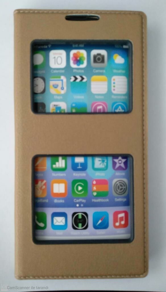 Jopus Xperia XA1 ile Uyumlu Ultra Kapaklı Kılıf Gold KK-147