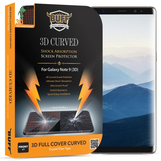Buﬀ Galaxy Note 9 3D ile Uyumlu Ekran Koruyucu