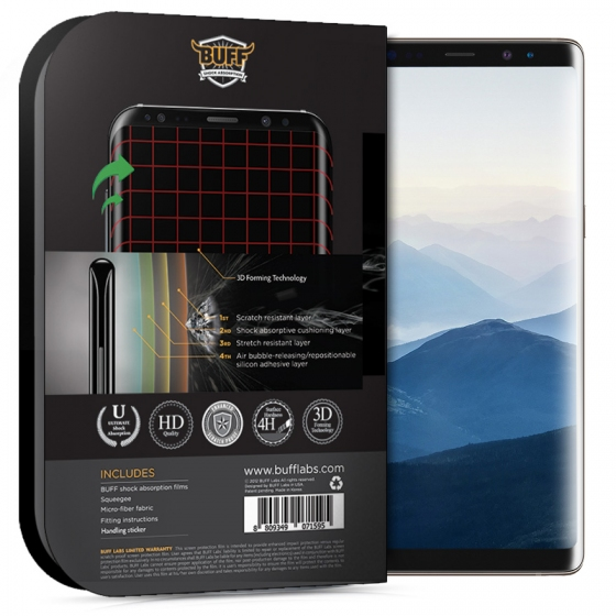 Buﬀ Galaxy Note 9 3D ile Uyumlu Ekran Koruyucu