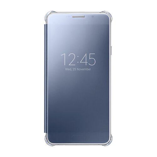 Galaxy A7 (2016) A710F ile Uyumlu Clear View Cover Siyah EF-ZA710CBEGWW (Out)