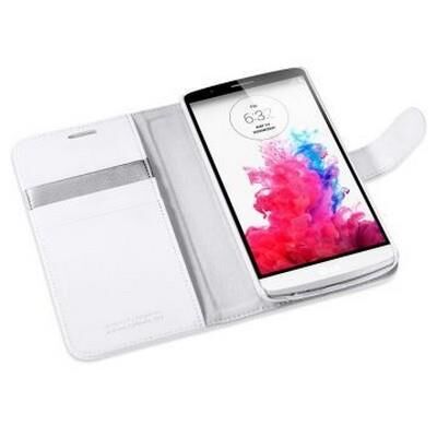 Spigen G3 ile Uyumlu Kılıf Slim Wallet S Cüzdan White