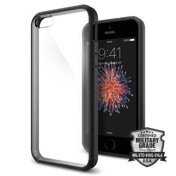 Spigen iPhone 5,5s,SE ile Uyumlu Kılıf Ultra Hybrid Black