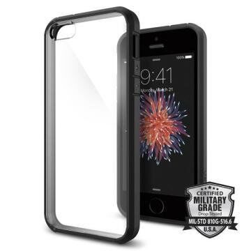 Spigen iPhone 5,5s,SE ile Uyumlu Kılıf Ultra Hybrid Black