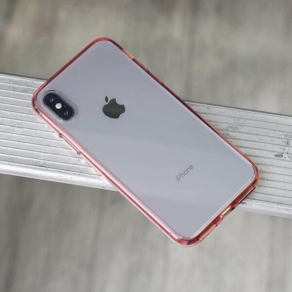 Ringke Fusion iPhone XS ile Uyumlu KIlıf Rose Gold