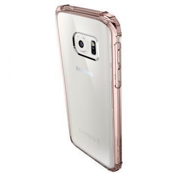 Spigen Galaxy S7 ile Uyumlu Kılıf Crystal Shell Rose Crystal