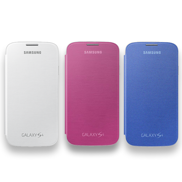 Galaxy S4 i9500 ile Uyumlu Flip Cover Kılıf 3'lü Paket