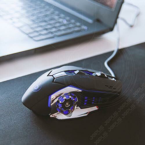 Jopus JO-MU01 RGB Pc Juma 8000 Dpi Makro Usb Mouse Siyah
