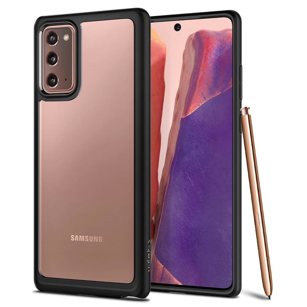 Spigen Galaxy Note 20 ile Uyumlu Kılıf Ultra Hybrid Black