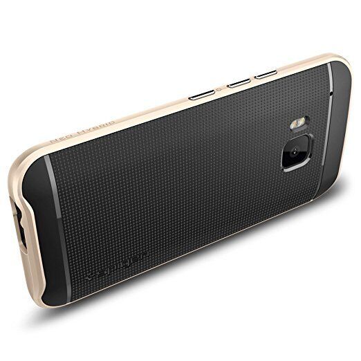 Spigen One M9 ile Uyumlu Kılıf Neo Hybrid Champagne Gold