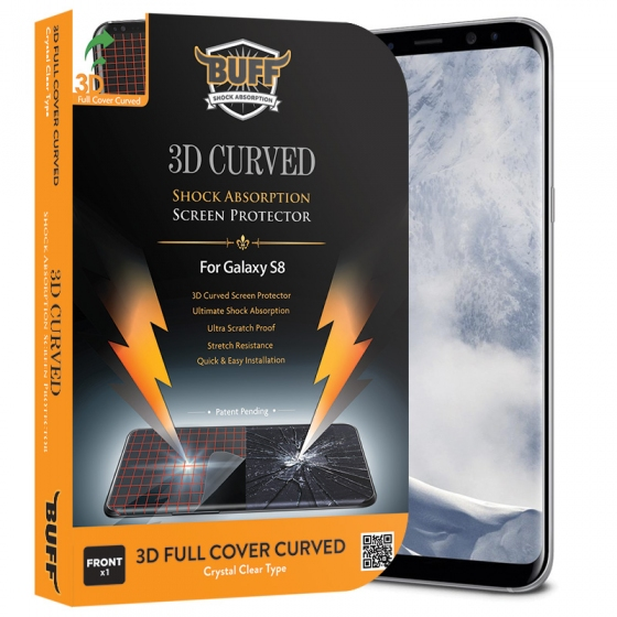 Buﬀ Galaxy S8 3D ile Uyumlu Ekran Koruyucu