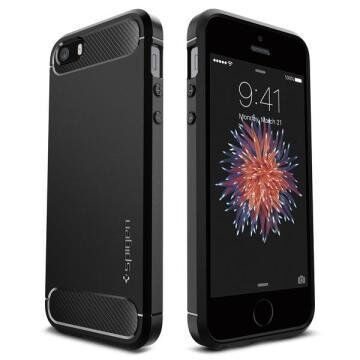 Spigen iPhone 5,5s,SE ile Uyumlu Kılıf Rugged Armor