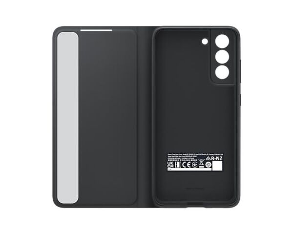 Galaxy S21 FE ile Uyumlu Smart Clear View Kılıf-Siyah EF-ZG990CBEGTR