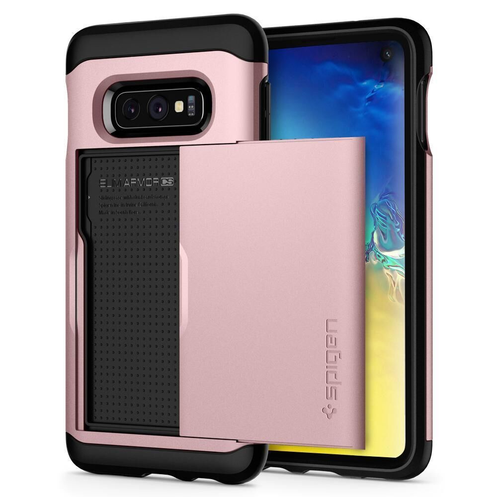 Spigen Galaxy S10e ile Uyumlu Kılıf Slim Armor CS Rose Gold