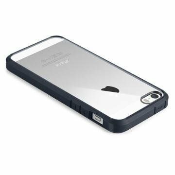 Spigen iPhone 5,5s,SE ile Uyumlu Kılıf Ultra Hybrid Metal Slate