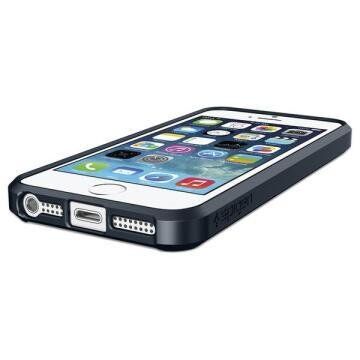 Spigen iPhone 5,5s,SE ile Uyumlu Kılıf Ultra Hybrid Metal Slate