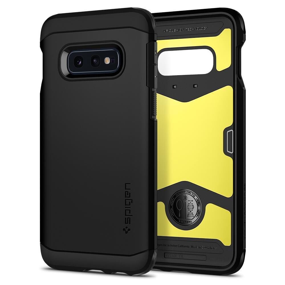 Spigen Galaxy S10e ile Uyumlu Kılıf Tough Armor XP Black