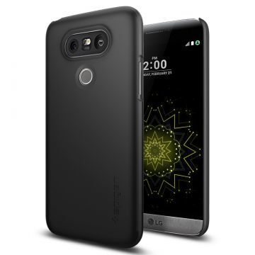 Spigen G5 ile Uyumlu Kılıf Thin Fit Black