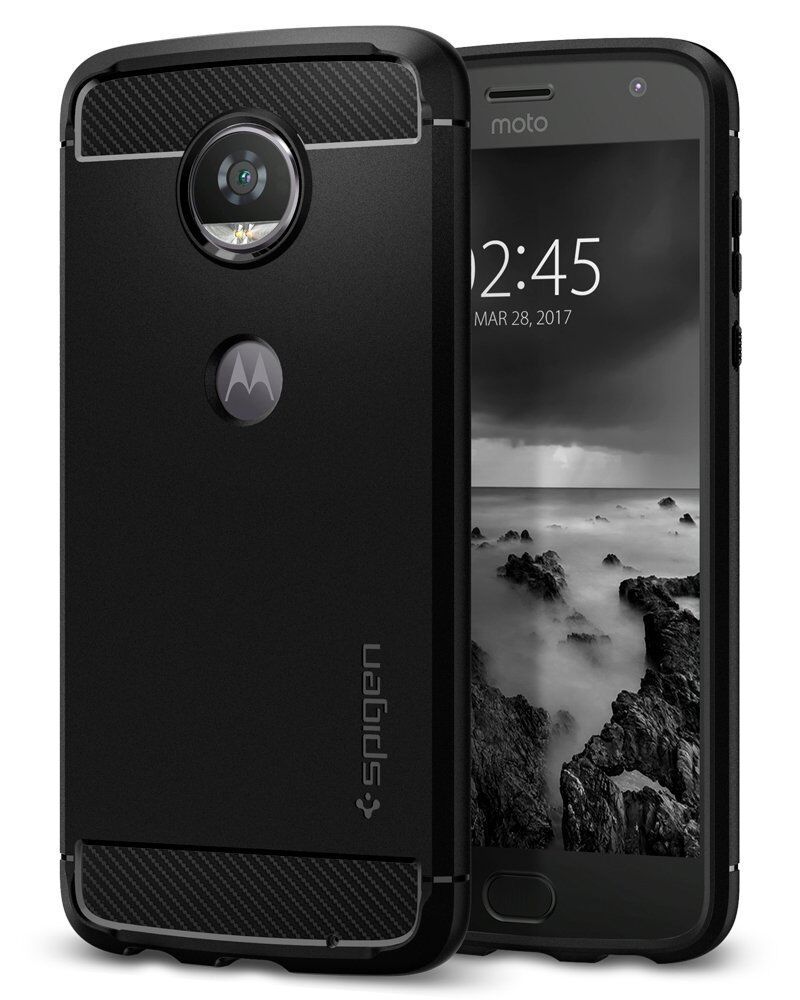 Spigen Moto Z2 Play ile Uyumlu Kılıf Rugged Armor