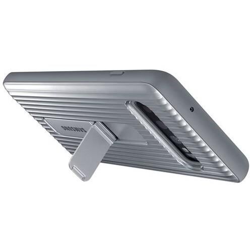 Galaxy S10 ile Uyumlu Protective Standing Cover Gümüş EF-RG973CSEGWW