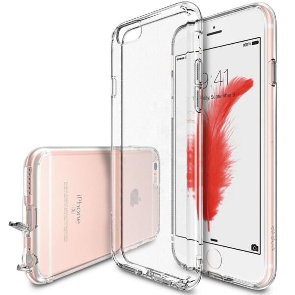 Ringke Air iPhone 6s Plus/ 6 Plus ile Uyumlu KIlıf Crystal Clear Ultra Hafif Esnek İnce Şeffaf Transparan