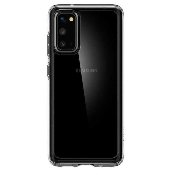 Spigen Galaxy S20 ile Uyumlu Kılıf Crystal Hybrid Crystal Clear