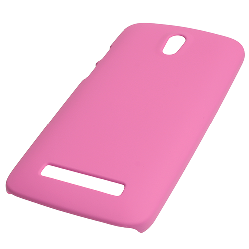 Desire 500 ile Uyumlu Sert Kauçuk Kılıf Pembe