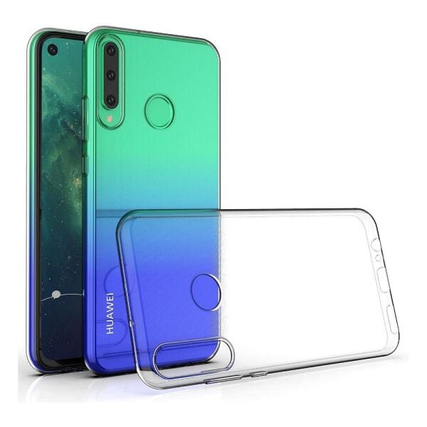 P40 Lite E ile Uyumlu Ultra Slim Silikon Kılıf Şeffaf