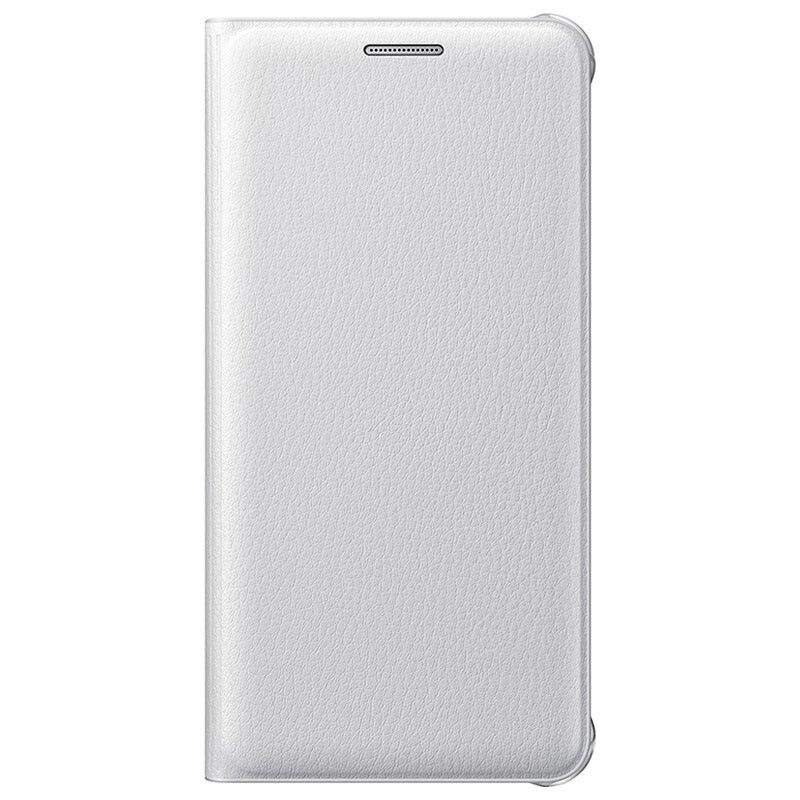 Galaxy A3 (2016) ile Uyumlu Kılıf Flip Cover Beyaz (Out)