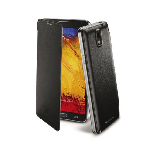 Cellular Line Galaxy Note 3 ile Uyumlu Flip Book Kılıf Siyah BACKBOOKNOTE3BK