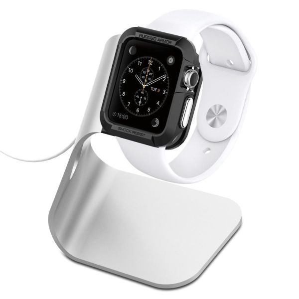 Spigen Apple Watch ile Uyumlu Şarj Standı S330 (Alüminyum)