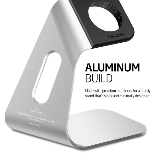 Spigen Apple Watch ile Uyumlu Şarj Standı S330 (Alüminyum)