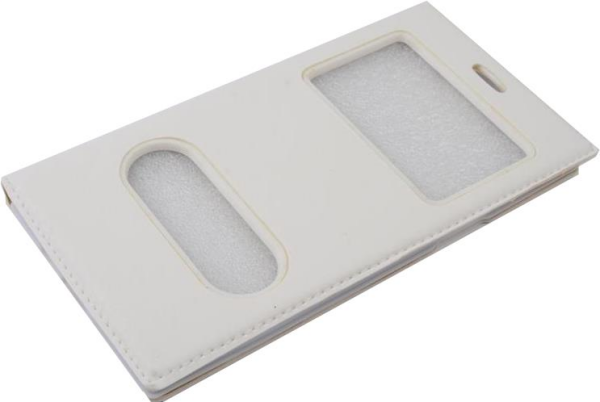 Jopus Galaxy A5 2016 ile Uyumlu Suni Deri KK-146 Kapaklı Koruma Kılıfı Beyaz