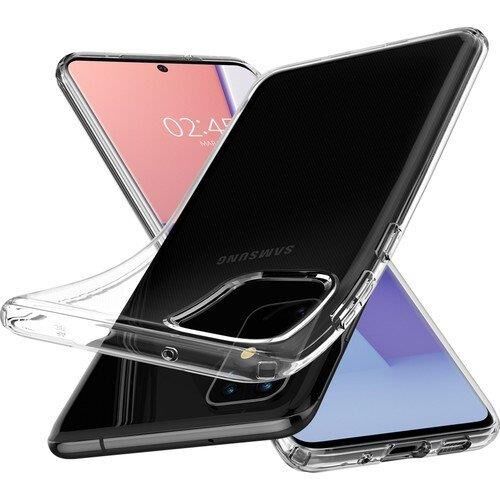 Spigen Galaxy S20 Plus ile Uyumlu Kılıf Crystal Flex Crystal Clear