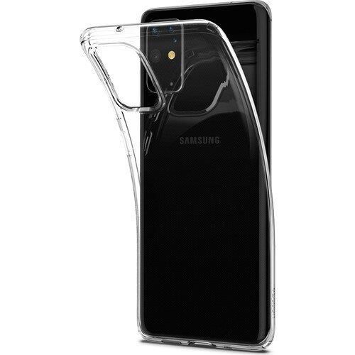 Spigen Galaxy S20 Plus ile Uyumlu Kılıf Crystal Flex Crystal Clear