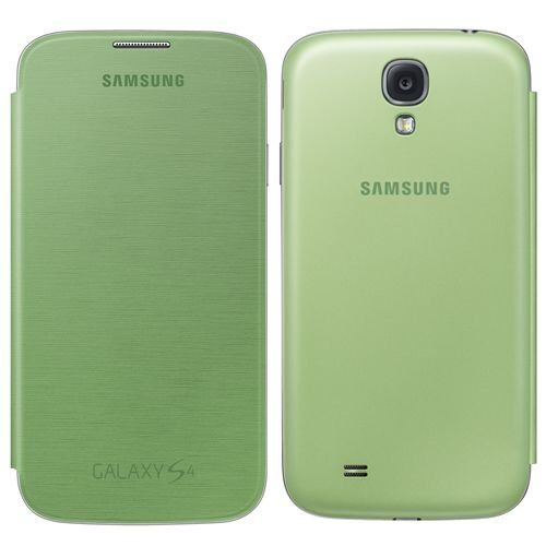 Galaxy S4 ile Uyumlu Flip Cover Kılıf Yeşil EF-FI950BGEGWW (Out)