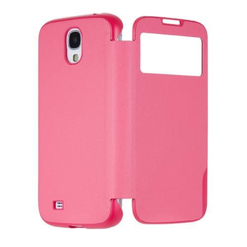 Anymode i9500 Galaxy S4 ile Uyumlu Me-in View Kılıf Pembe