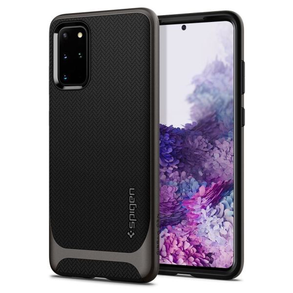 Spigen Galaxy S20 Plus ile Uyumlu Kılıf Neo Hybrid Gunmetal