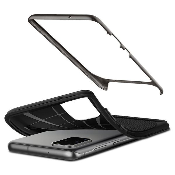 Spigen Galaxy S20 Plus ile Uyumlu Kılıf Neo Hybrid Gunmetal