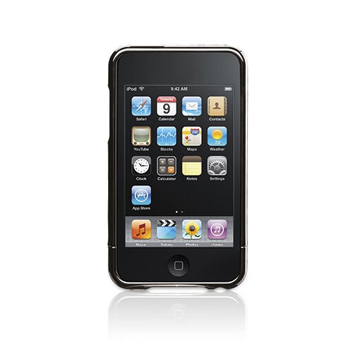 Griffin iPod Touch 4 ile Uyumlu Karbon Desenli Stantlı Kılıf Graphite RE01943