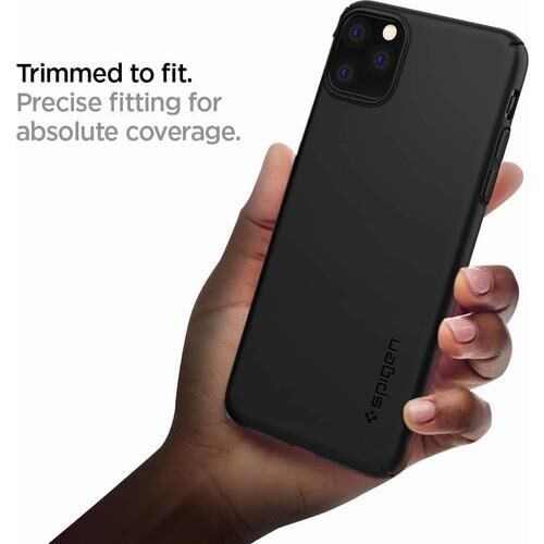 Spigen iPhone 11 Pro ile Uyumlu Kılıf Thin Fit Air Ultra İnce Black
