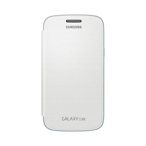 Galaxy Core ile Uyumlu Flip Cover Kılıf Beyaz EF-FI826BWEGWW