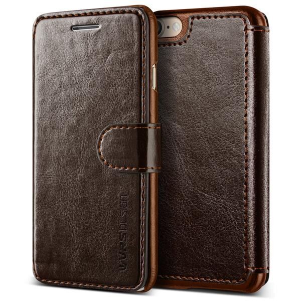 VRS Design iPhone 8/7 ile Uyumlu Layered Dandy Kılıf Dark Brown