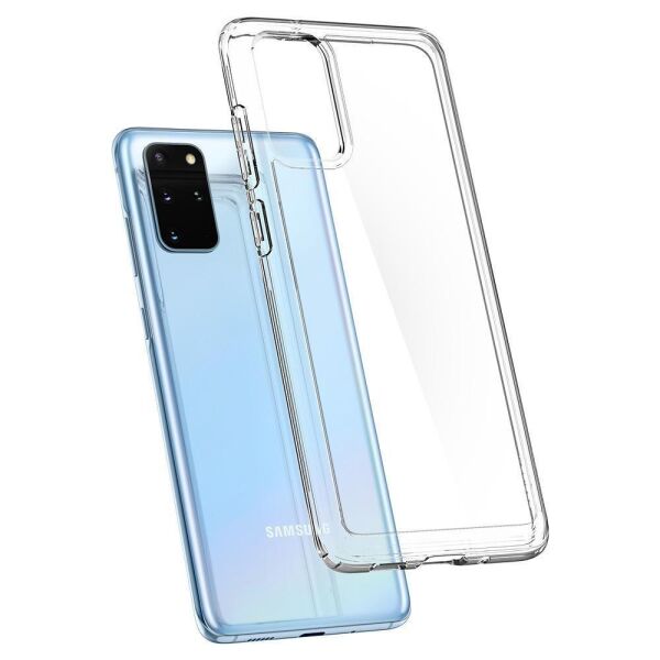 Spigen Galaxy S20 Plus ile Uyumlu Kılıf Ultra Hybrid Crystal Clear