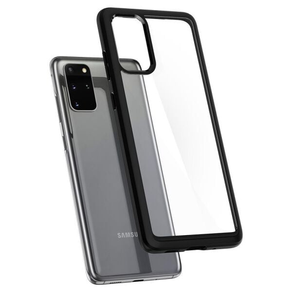 Spigen Galaxy S20 Plus ile Uyumlu Kılıf Ultra Hybrid Matte Black