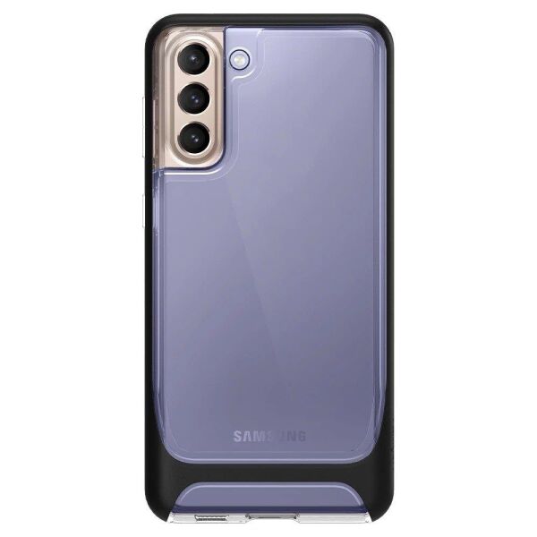 Spigen Galaxy S21 Plus ile Uyumlu Kılıf Neo Hybrid Crystal Crystal Black