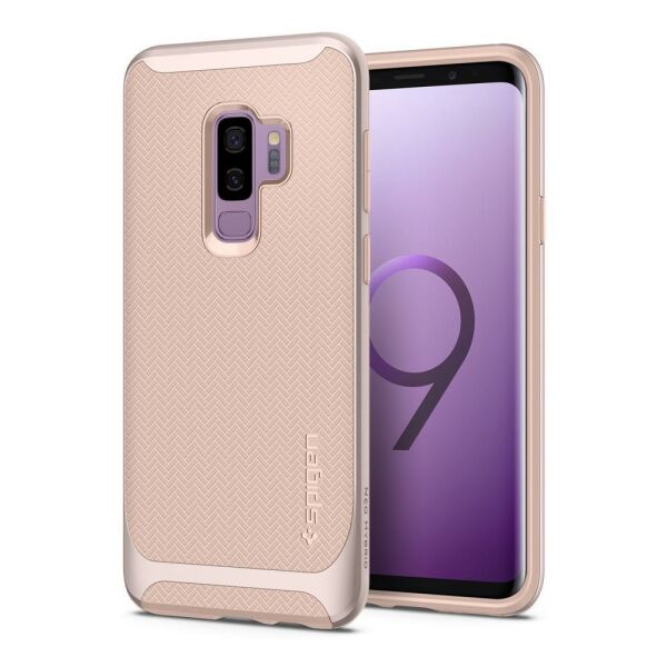 Spigen Galaxy S9 Plus ile Uyumlu Kılıf Neo Hybrid Pale Dogwood