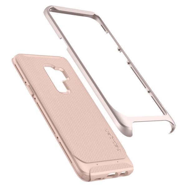 Spigen Galaxy S9 Plus ile Uyumlu Kılıf Neo Hybrid Pale Dogwood
