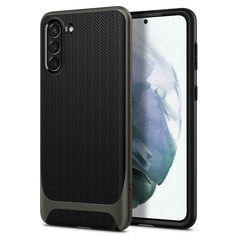 Spigen Galaxy S21 Plus ile Uyumlu Kılıf Neo Hybrid Gunmetal
