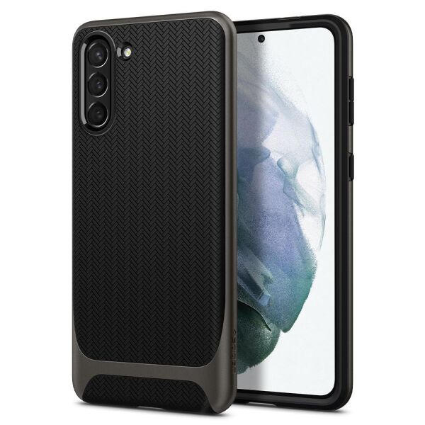 Spigen Galaxy S21 Plus ile Uyumlu Kılıf Neo Hybrid Gunmetal